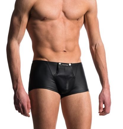 Men's Sexy Patent Leather Boxer Briefs