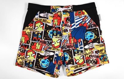 Swimwear men's printed boxer long adult loose men's swimming hot spring beach plus fertilizer to increase large size