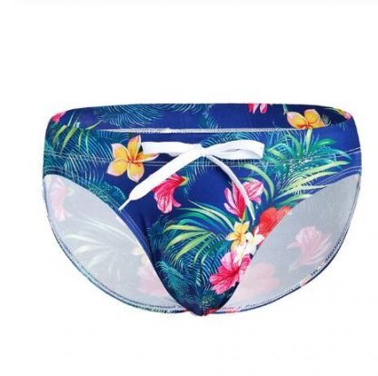 Flower-patterned swimming trunks Swimsuit Male Swimsuit Briefs