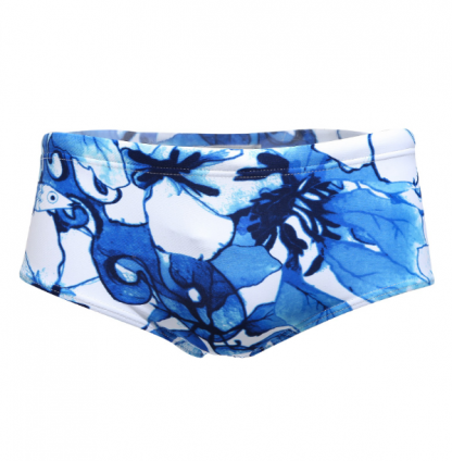 TADDLEE swimming trunks male small flat-angle printed low-waist swimming trunks sexy quick-drying hot spring beach professional