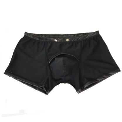 Men's Sexy Patent Leather Boxer Briefs