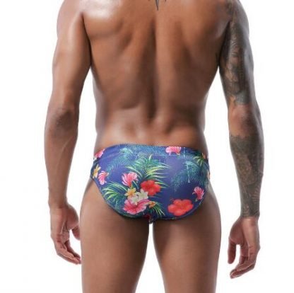 Flower-patterned swimming trunks Swimsuit Male Swimsuit Briefs