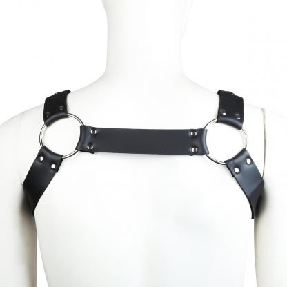 Adult products men's leather bondage clothing