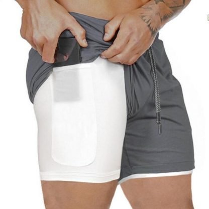 Double mesh men's shorts