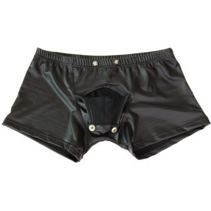 Men's Sexy Patent Leather Boxer Briefs