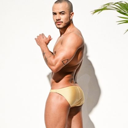 Triangle Low Rise Beach Tanned Resort Swim Shorts - Image 2